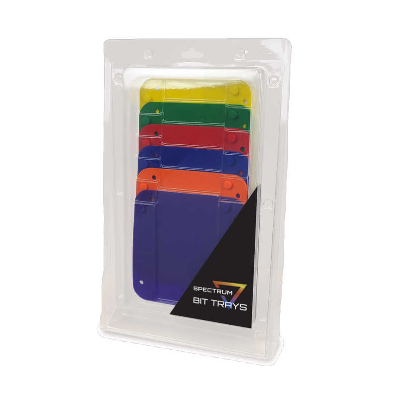 SPECTRUM - BIT TRAYS ASSORTMENT 6CT