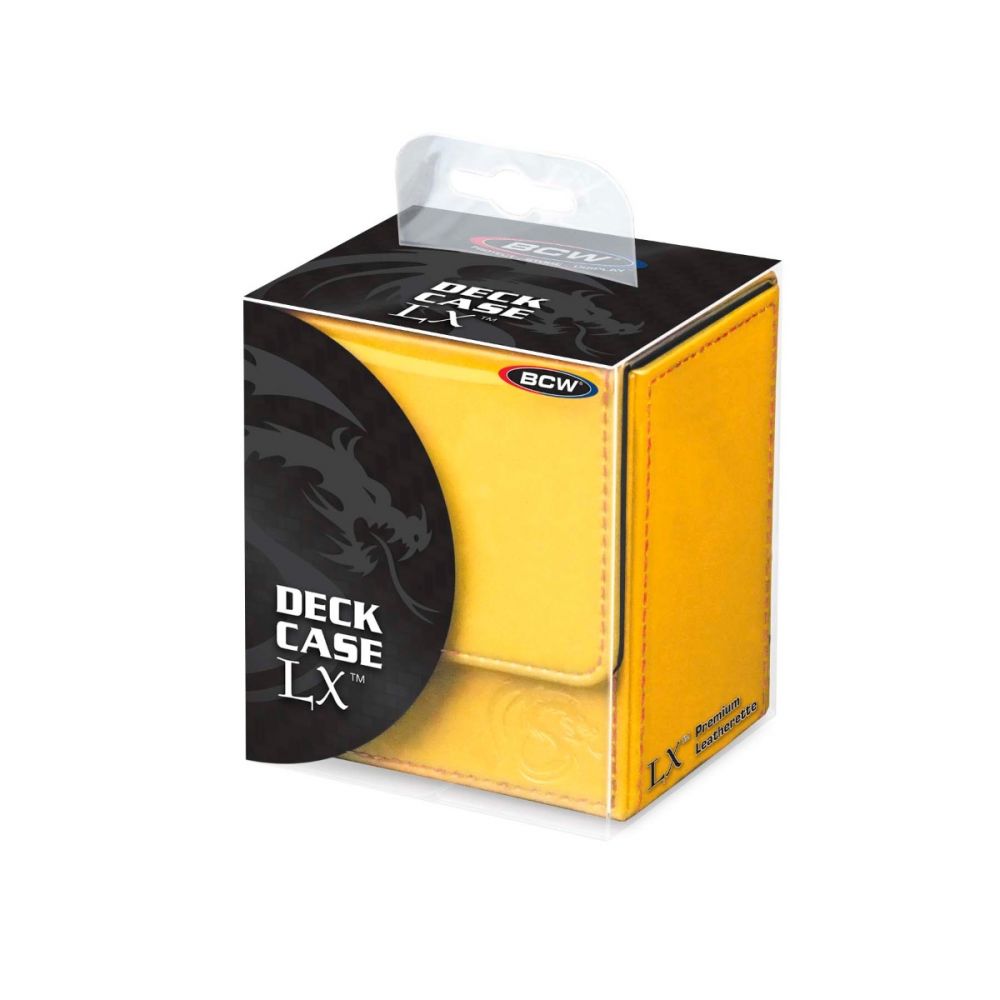 BCW Deck Case - LX - Yellow