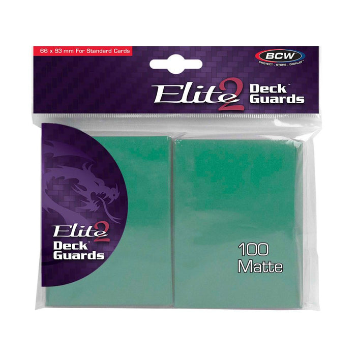 BCW ELITE DECK GUARD 2 - MATTE SEAFOAM 100CT