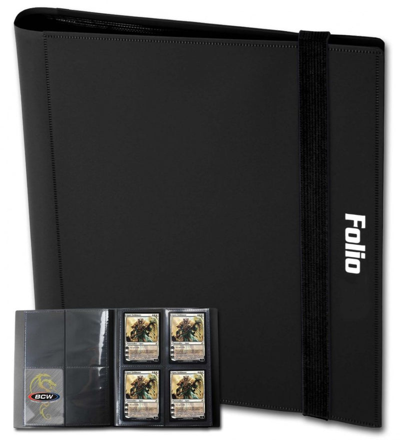 BCW: FOLIO - 4-POCKET BLACK