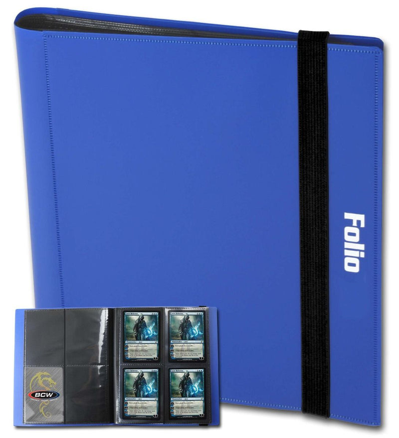BCW: FOLIO - 4-POCKET BLUE