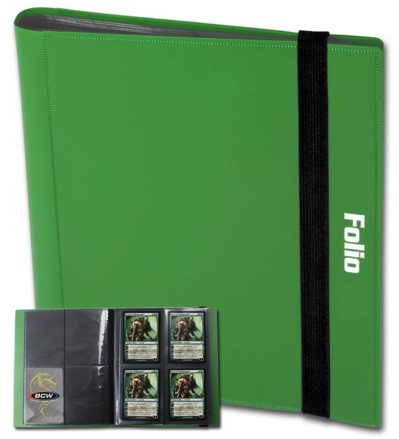 BCW: FOLIO - 4-POCKET GREEN
