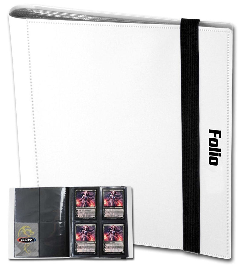 BCW: FOLIO - 4-POCKET WHITE