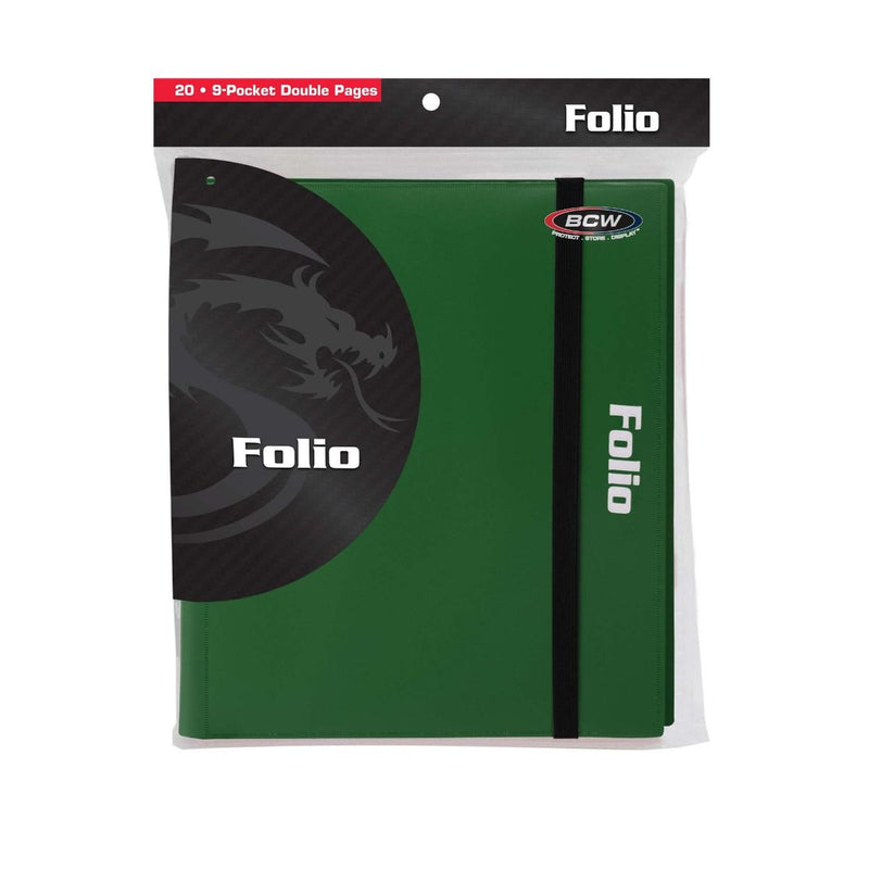 BCW: FOLIO - 9-POCKET GREEN