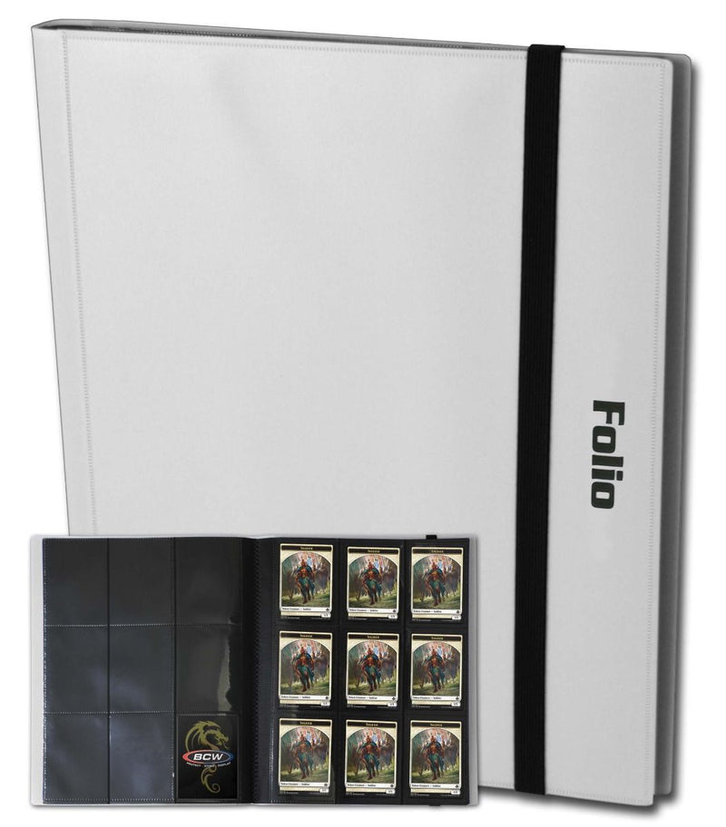 BCW: FOLIO - 9-POCKET WHITE