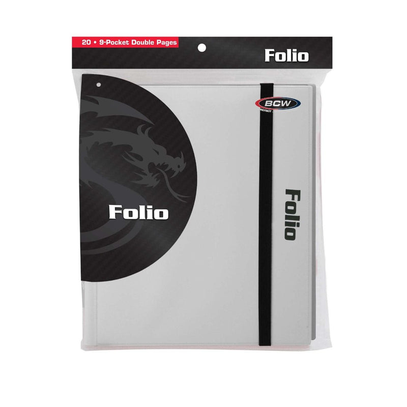 BCW: FOLIO - 9-POCKET WHITE