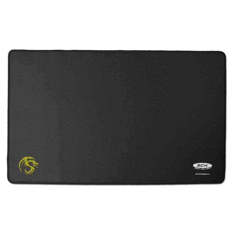 BCW Playmat with Stitched Edging - Black
