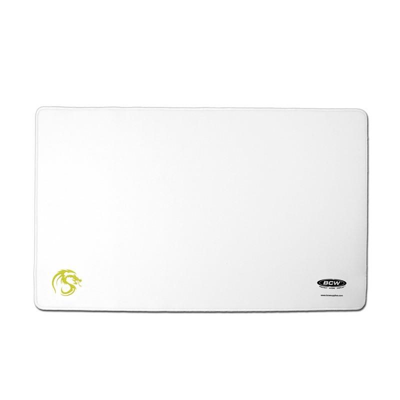 BCW Playmat with Stitched Edging - White