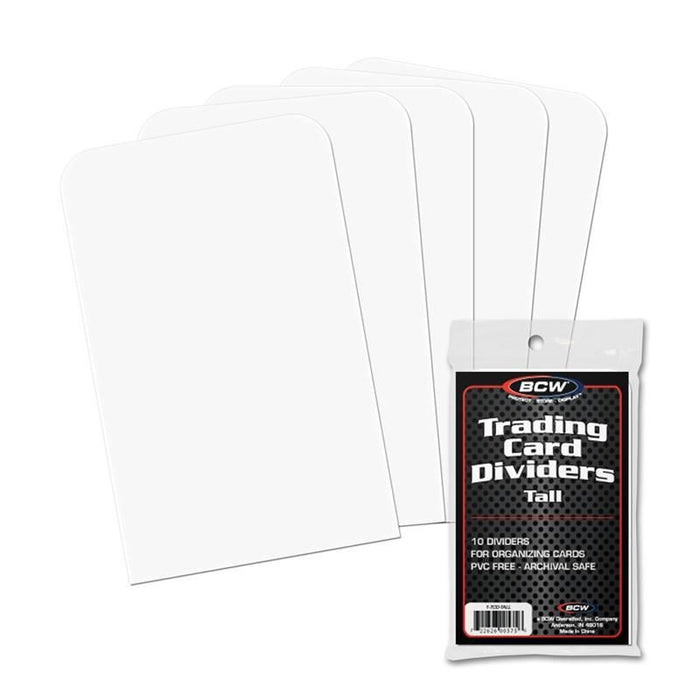 Trading Card Dividers - Tall