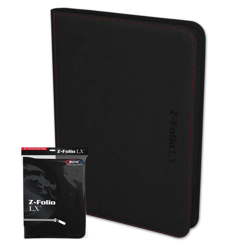 BCW  Z-Folio 9-Pocket LX Album - Black