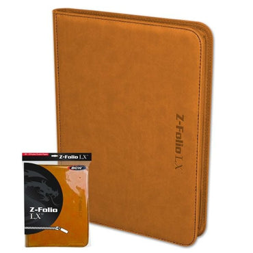 BCW  Z-Folio 9-Pocket LX Album - Orange