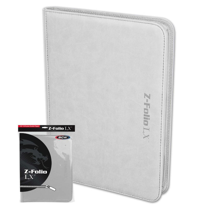 BCW  Z-Folio 9-Pocket LX Album - White