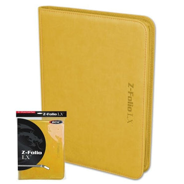 BCW  Z-Folio 9-Pocket LX Album - Yellow