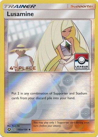 Lusamine - 153a/156 (League Challenge) [4th Place] (153a/156) [League & Championship Cards]