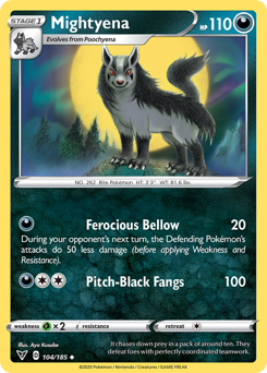 Mightyena (104/185) [SWSH04: Vivid Voltage]