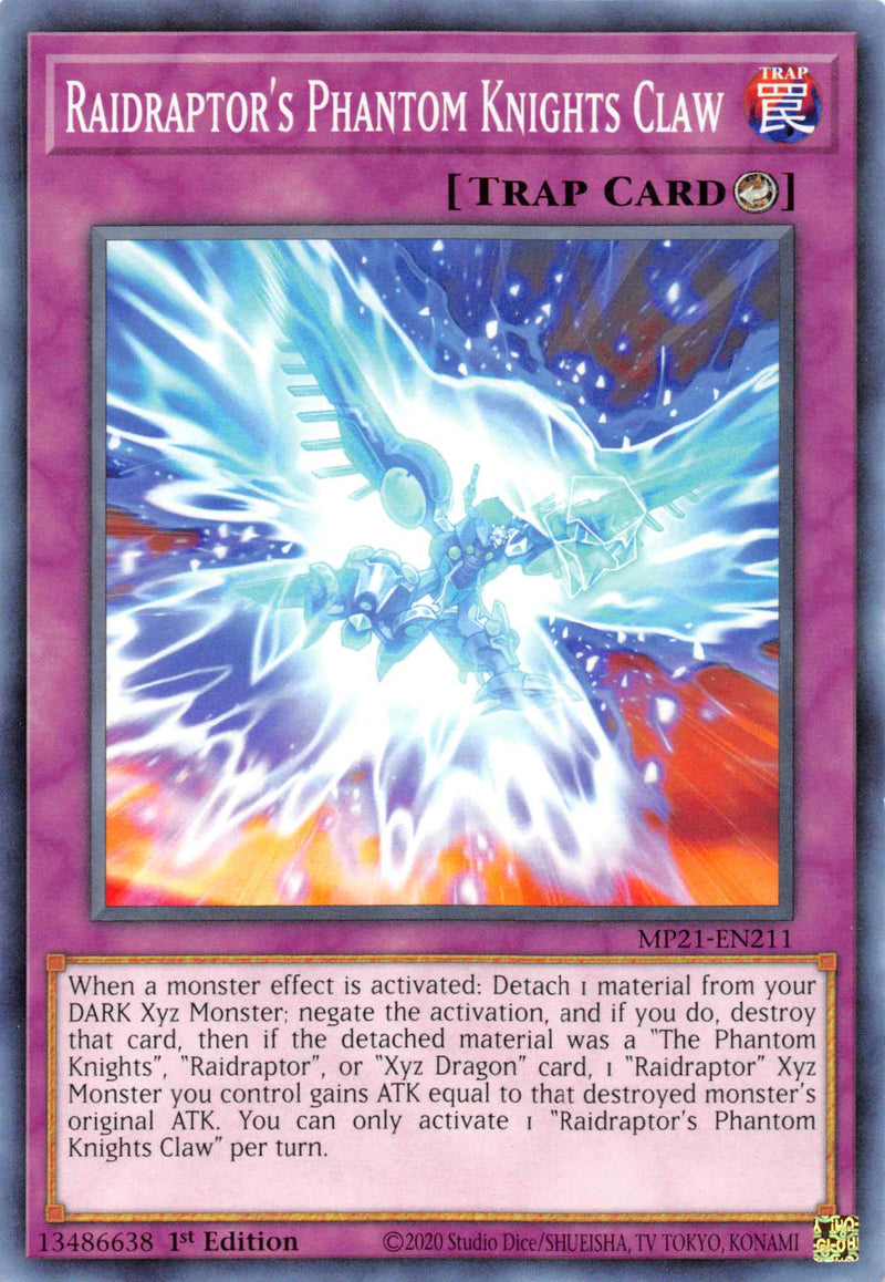 Raidraptor's Phantom Knights Claw (MP21-EN211) [2021 Tin of Ancient Battles]