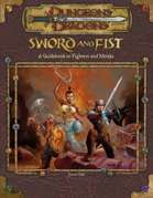D&D 3.0 Edition Sword and Fist: A Guidebook to Fighters and Monks - Used