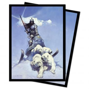 ULTRA PRO: FRANK FRAZETTA DECK PROTECTOR - SILVER WARRIOR (100)