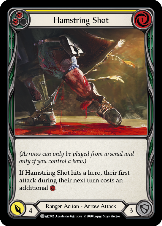Hamstring Shot (Yellow) (ARC061) [Arcane Rising]