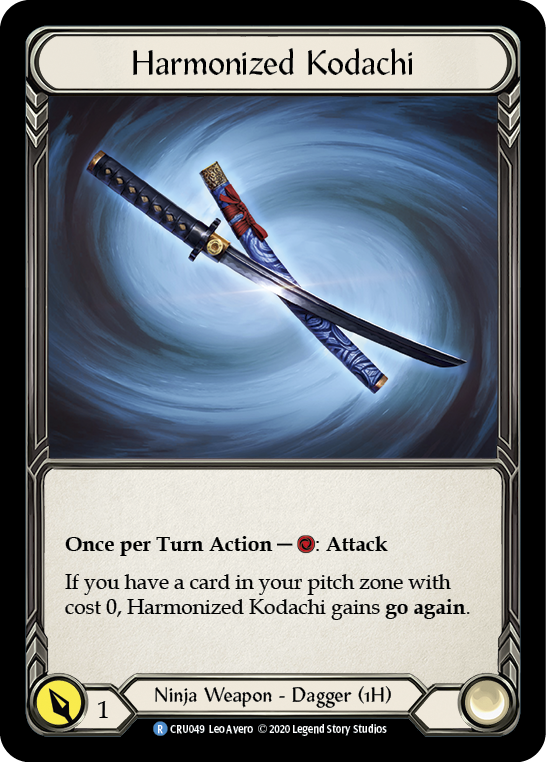 Harmonized Kodachi (Reverse) (CRU049) [Crucible of War]