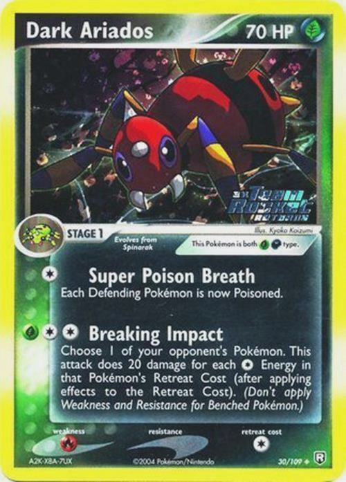 Dark Ariados (30/109) [EX Team Rocket Returns]