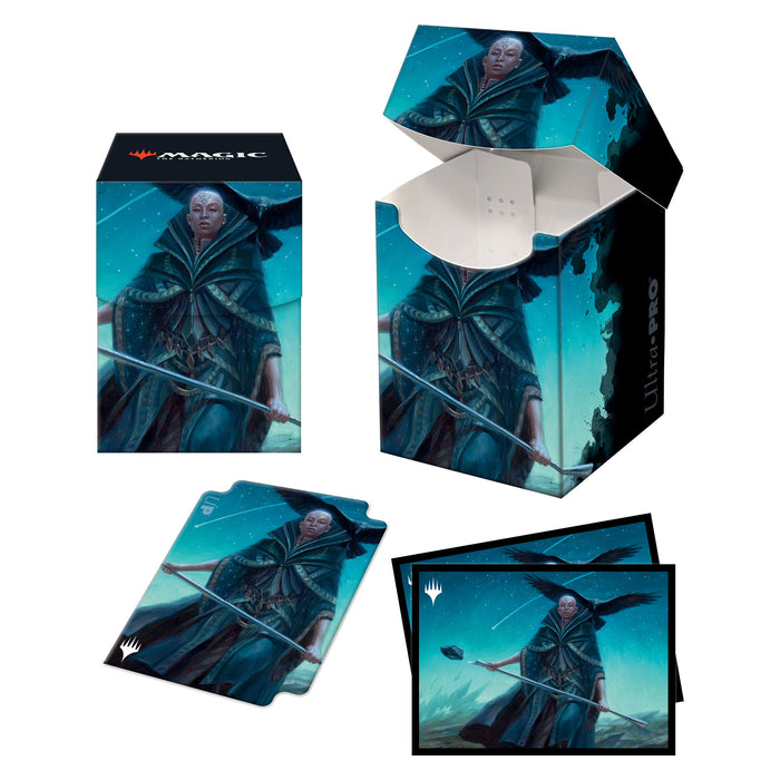 Magic The Gathering: Adventures in the Forgotten Realms PRO 100+ Deck Box and 100ct sleeves V2 featuring Sefris of the Hidden Ways