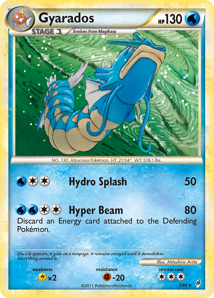 Gyarados (7/95) [HeartGold & SoulSilver: Call of Legends]  Darkhold Games