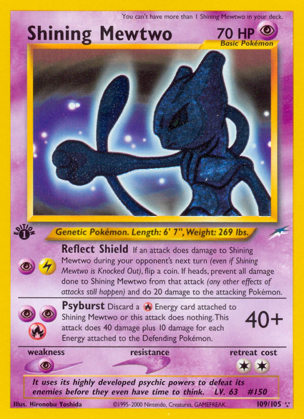 Shining Mewtwo (109/105) [Neo Destiny]