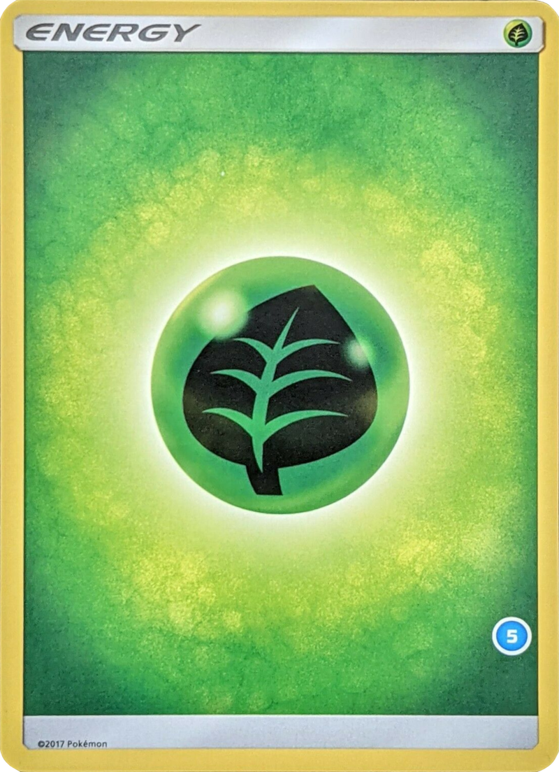 Grass Energy (5) [SM Trainer Kit: Alolan Sandslash & Alolan Ninetales]