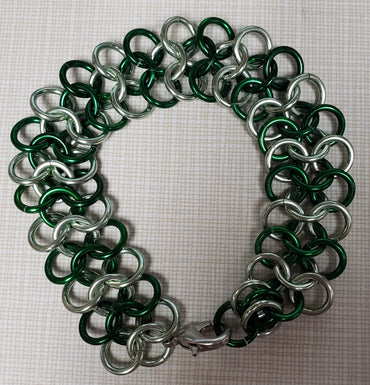 Green and Silver Bracelet