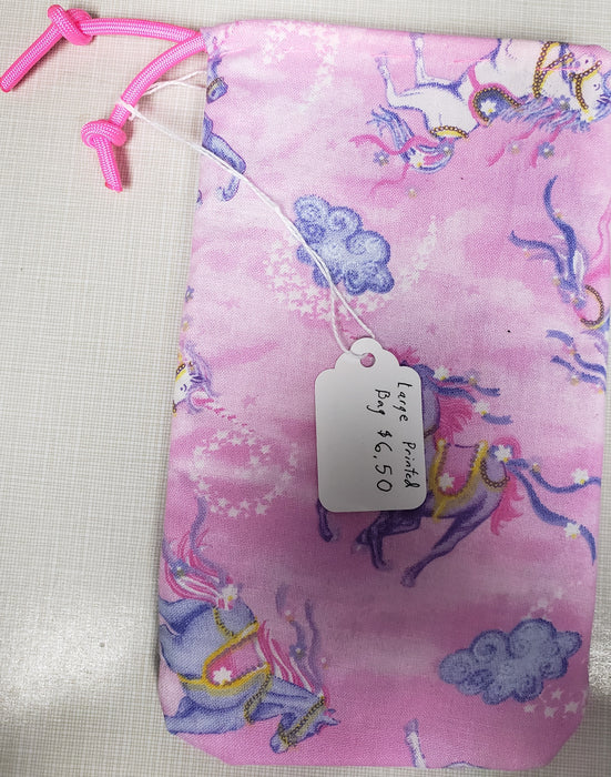 Craig's Crafts Large Dice Bag - Print - Unicorn