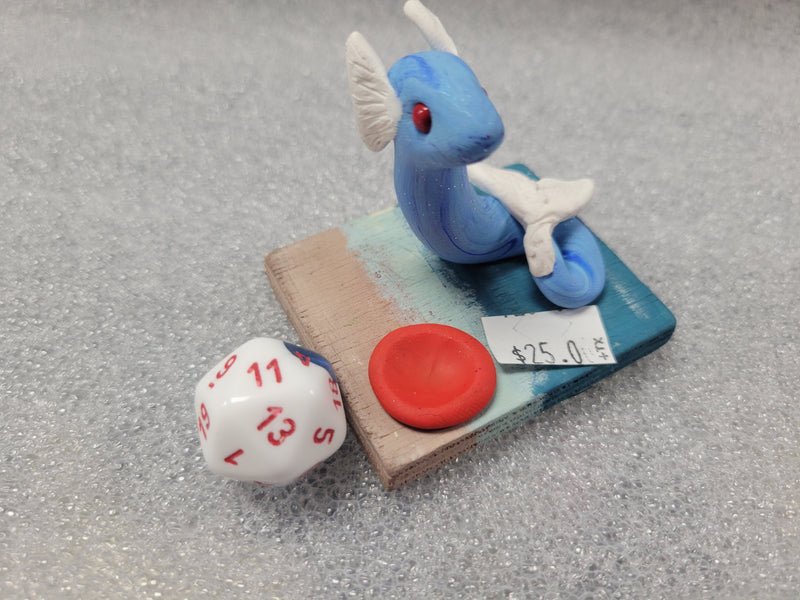 Dice Guardian - D20 - Blue/White