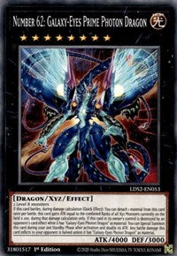 Number 62: Galaxy-Eyes Prime Photon Dragon (LDS2-EN053) [Legendary Duelists: Season 2]