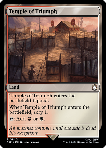 Temple of Triumph (Surge Foil) [Fallout]