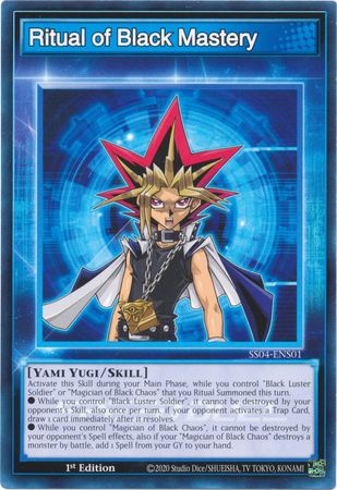 Ritual of Black Mastery (SS04-ENS01) [Speed Duel Decks: Match of the Millennium]