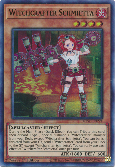 Witchcrafter Schmietta (MP20-EN221) [2020 Tin of Lost Memories]