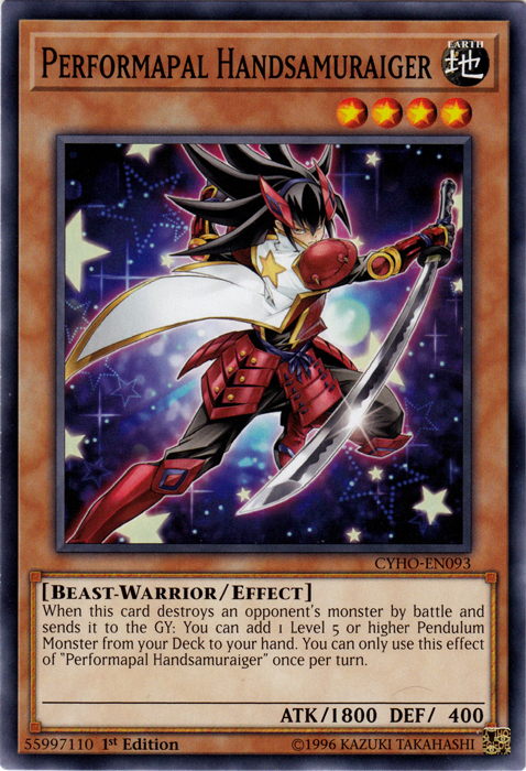 Performapal Handsamuraiger (CYHO-EN093) [Cybernetic Horizon]