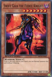 Swift Gaia the Fierce Knight (SBCB-EN005) [Speed Duel: Battle City Box]