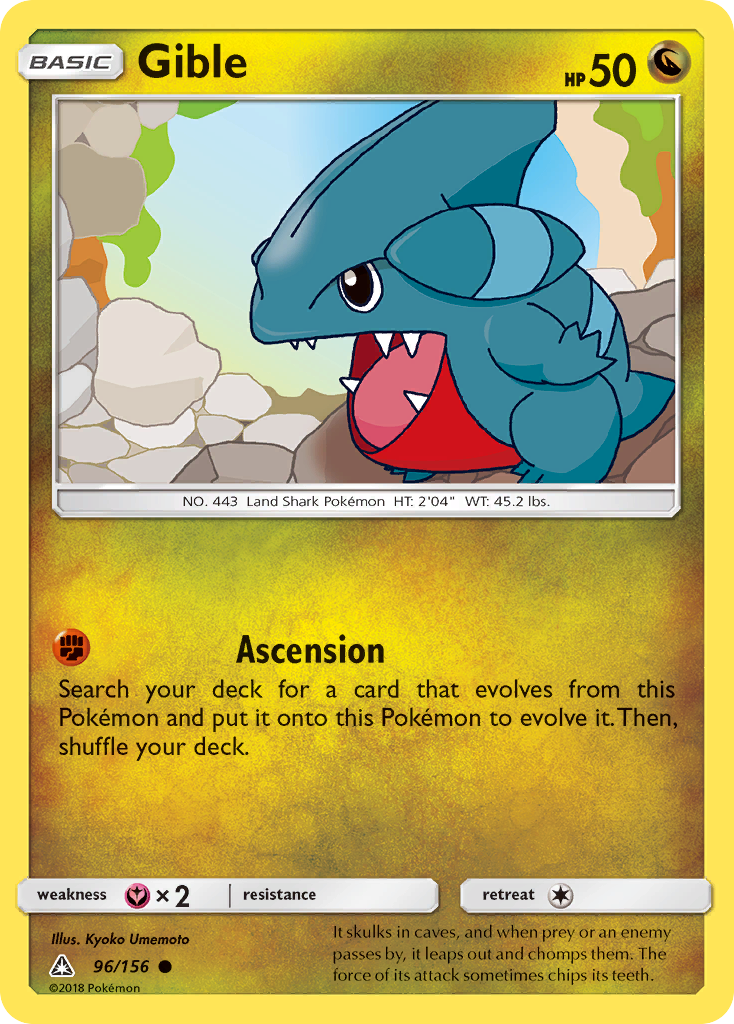Gible (96) (96/156) [SM - Ultra Prism]