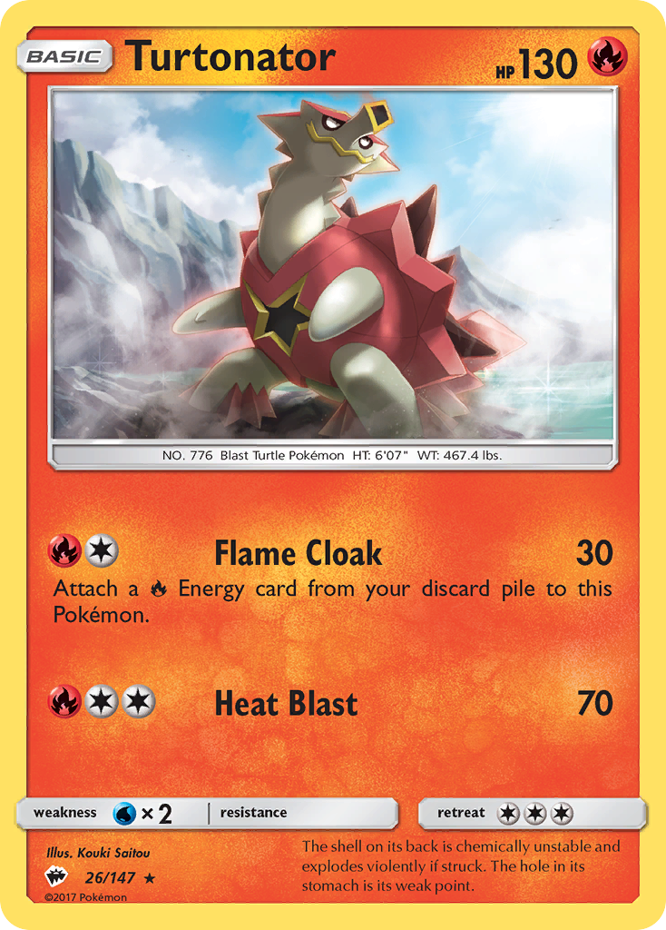 Turtonator (26/147) [SM - Burning Shadows]