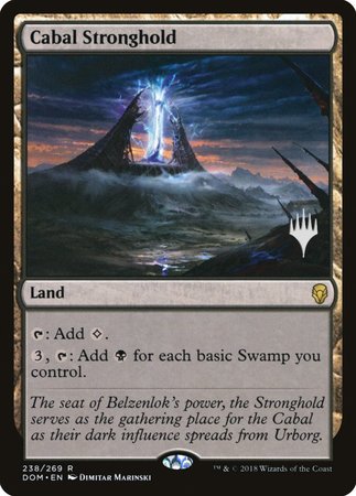 Cabal Stronghold [Dominaria Promos]