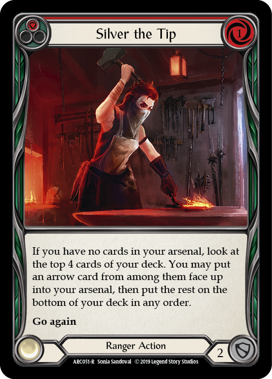Silver the Tip (Red) (ARC051) [Arcane Rising]