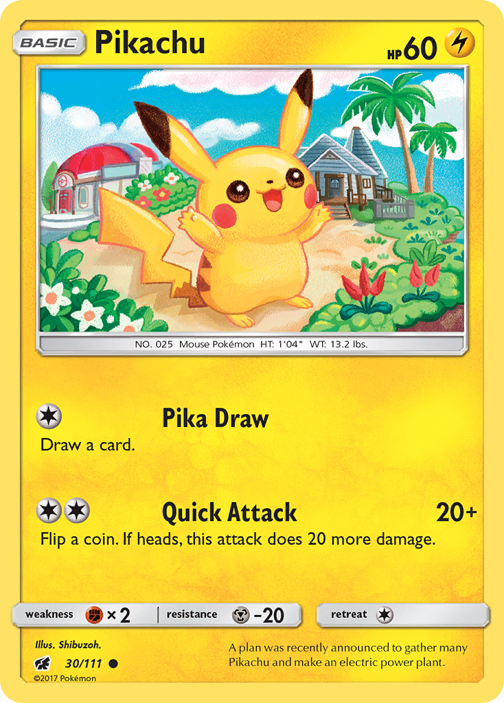 Pikachu (30/111) [SM - Crimson Invasion]