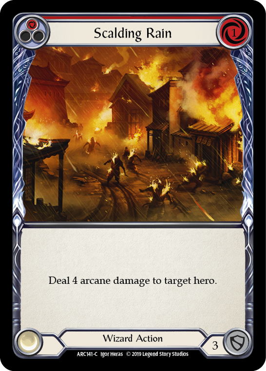 Scalding Rain (Red) (ARC141) [Arcane Rising]