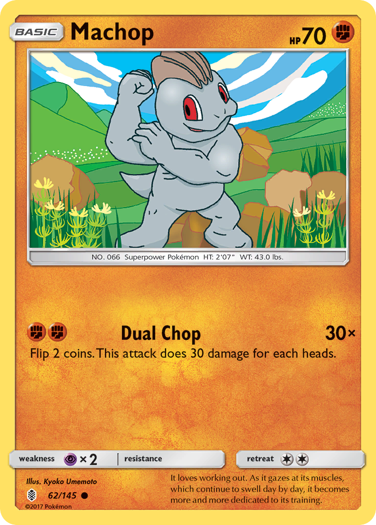 Machop (62) (62/145) [SM - Guardians Rising]