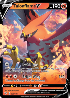 Talonflame V (029/185) [SWSH04: Vivid Voltage]