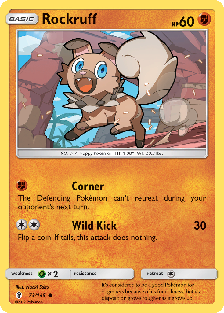 Rockruff (73/145) [SM - Guardians Rising]