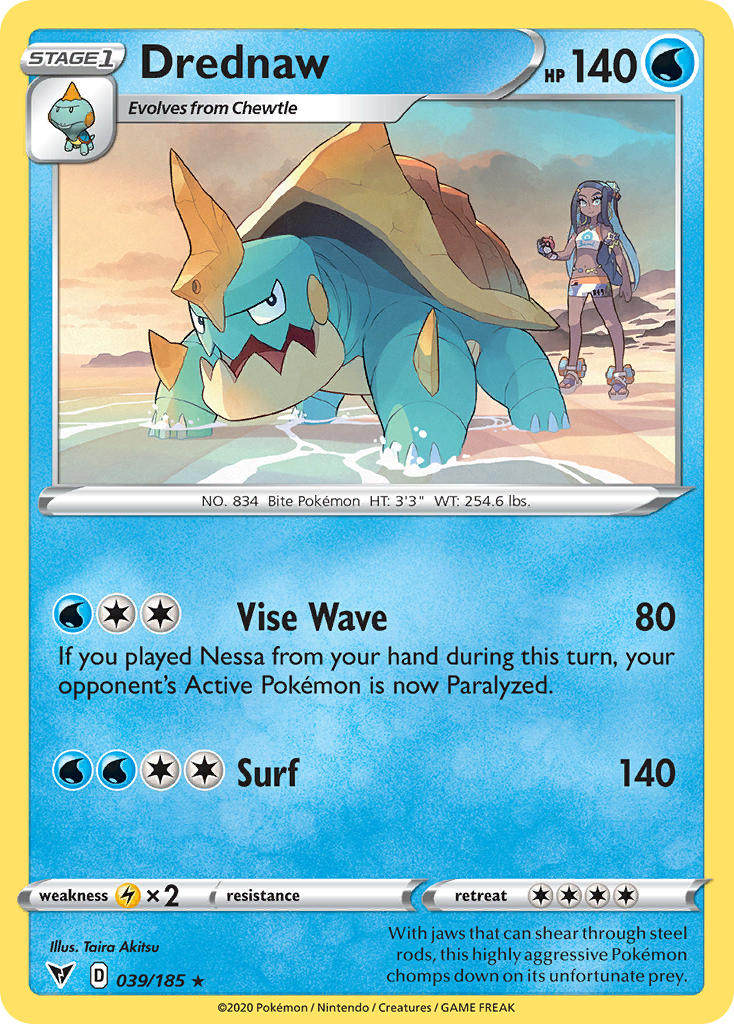 Drednaw (039/185) [SWSH04: Vivid Voltage]