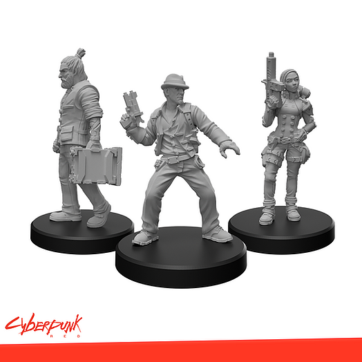 Cyberpunk Red RPG: Edgerunners E Miniatures