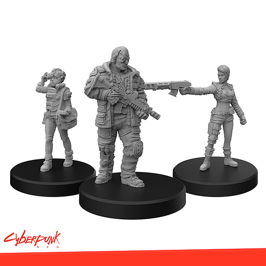 Cyberpunk Red RPG: Edgerunners D Miniatures